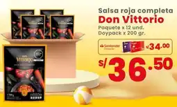 Vega Don vittorio salsa roja completa oferta