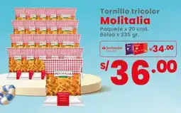 Vega Molitalia tornillo tricolor oferta