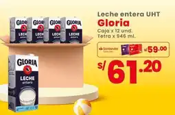 Vega Gloria leche entera uht oferta