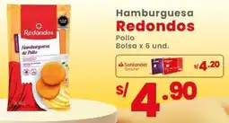 Vega Redondos hamburguesa pollo bolsa oferta
