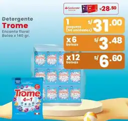 Vega Trome detergente encanto floral bolsa oferta