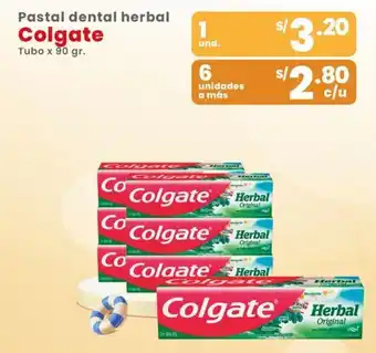 Colgate pastal dental herbal tubo