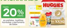 Tottus Huggies en pañales, toallitas húmedas y perfumería de bebe oferta