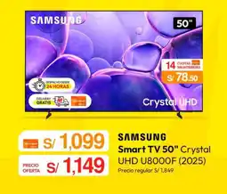 Metro Samsung smart tv 50" oferta