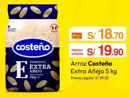 Metro Costeño arroz extra añejo oferta