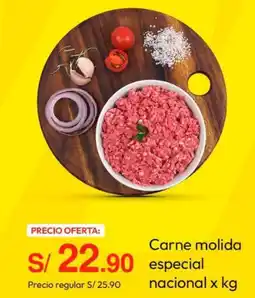 Metro Carne molida especial nacional oferta
