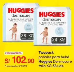 Metro Huggies pañales para bebé dermacare oferta