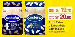 Metro Costeño arroz extra o extra añejo oferta