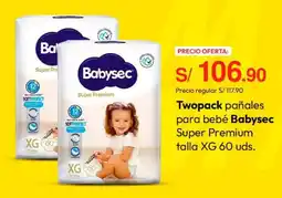 Metro Babysec pañales para bebé super premium oferta