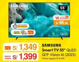 Metro Samsung smart tv 55" oferta