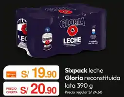 Metro Gloria leche reconstituida lata oferta