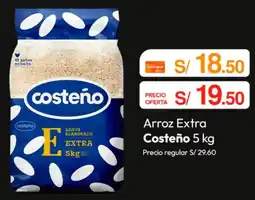 Metro Costeño arroz extra oferta