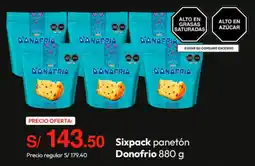 Metro Donofrio panetón oferta