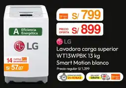 Metro LG Lavadora carga superior oferta
