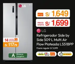 Metro Lg refrigerador side by side multi air oferta