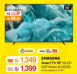 Metro Samsung smart tv 55" oferta
