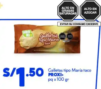 Proxi galletas tipo maría taco pq
