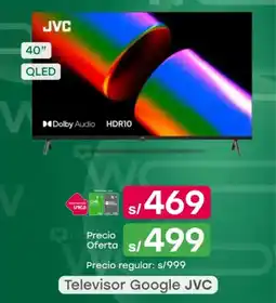 Tottus JVC QLED Google TV 40" oferta
