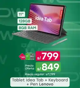 Tottus Lenovo Idea Tab + Keyboard + Pen oferta