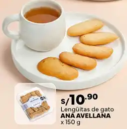 Plaza Vea Ana Avellana lengüitas de gato oferta