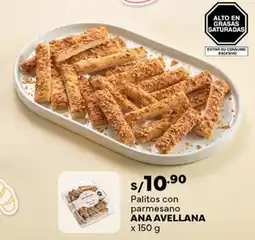 Plaza Vea Ana Avellana palitos con parmesano oferta