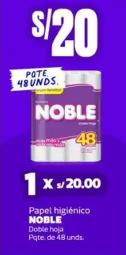 Makro Noble papel higiénico doble hoja oferta
