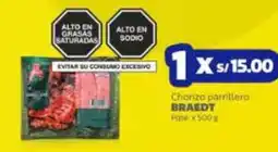 Makro Braedt chorizo parrillero pate oferta