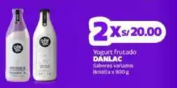Makro Danlac yogurt frutado sabores variados botella oferta