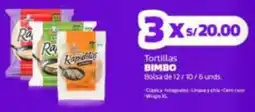 Makro Bimbo tortillas bolsa oferta