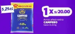 Makro Campero arroz añejo extra saco oferta