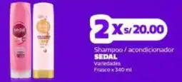 Makro Sedal shampoo/acondicionador variedades frasco oferta