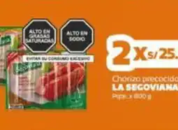 Makro La segoviana chorizo precocido oferta