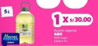 Makro Aro aceite vegetal oferta