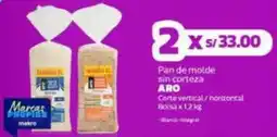 Makro Aro pan de molde sin corteza corte vertical/horizontal bolsa oferta