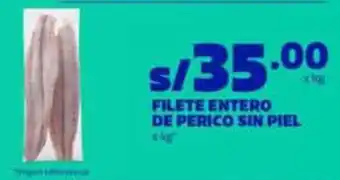 Makro Filete entero de perico sin piel oferta