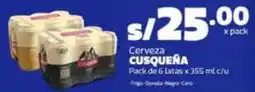 Makro Cusqueña cerveza oferta