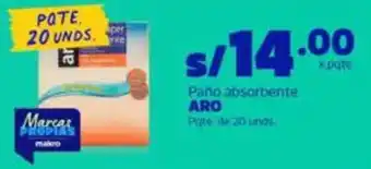 Makro Aro paño absorbente oferta