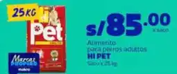 Makro Hi pet alimenta para perros adultos saco oferta