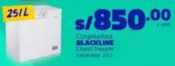 Makro Blackline congeladora chest freezer oferta