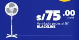 Makro Blackline ventilador pedestal 16" oferta