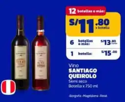 Makro Santiago queirolo vino semi seco botella oferta