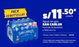 Makro San carlos agua sin gas oferta