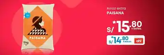 Makro Arroz paisana oferta