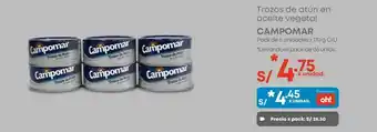 Makro Trozos de atún campomar oferta