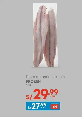 Makro Filete de perico sin piel frozen oferta