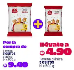 Plaza Vea 3 ositos avena clásica bl oferta