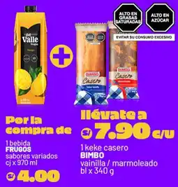 Plaza Vea Frugos bebida sabores variados cj oferta