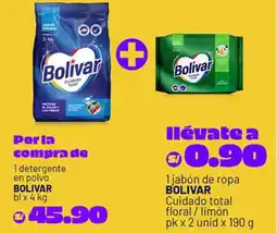 Plaza Vea Bolivar detergente en polvo oferta