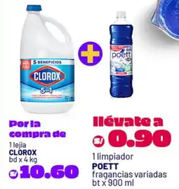 Plaza Vea Clorox lejía bd oferta