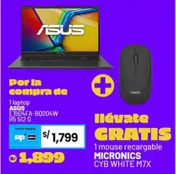 Plaza Vea Asus laptop oferta